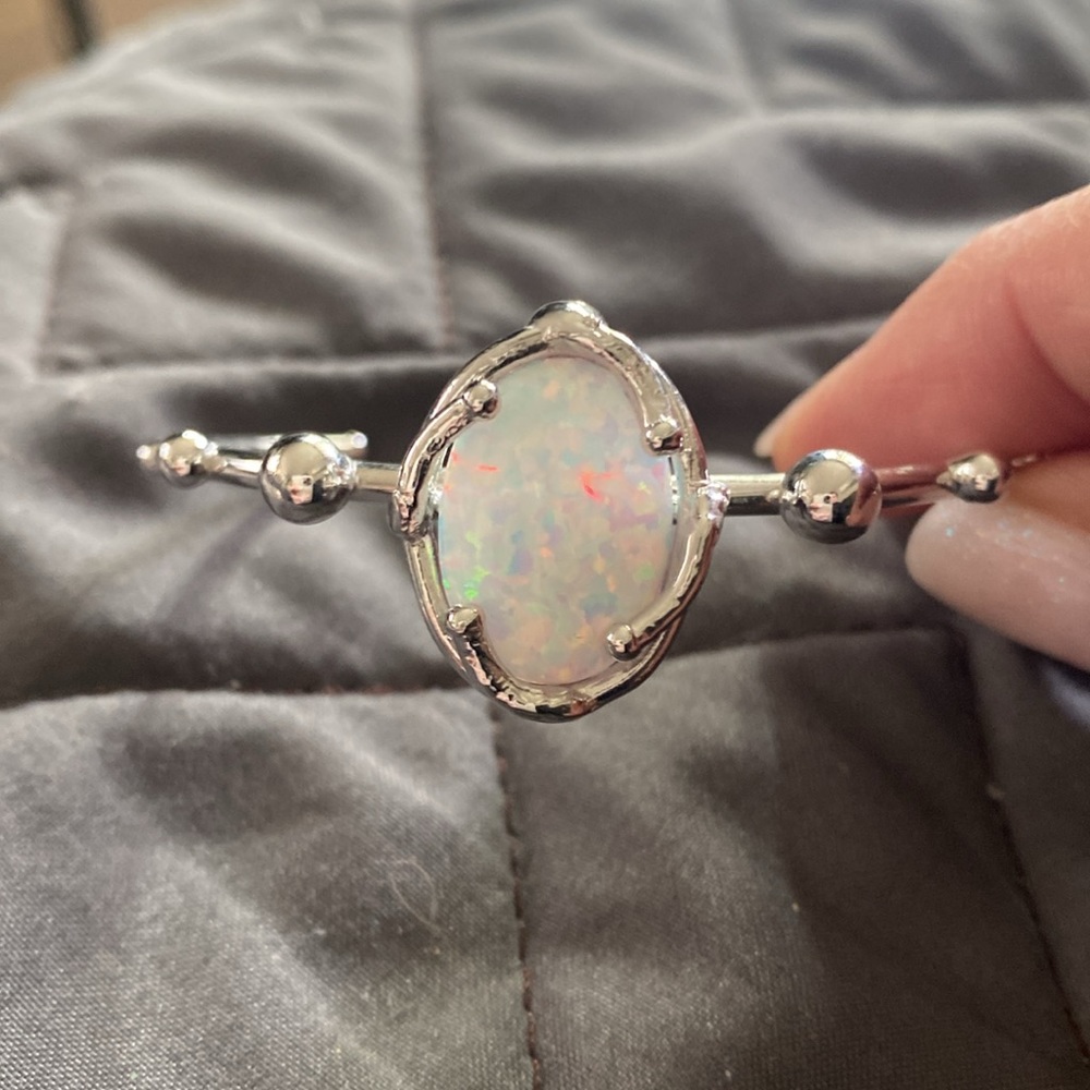 Opal Cuff Bracelet - image 3